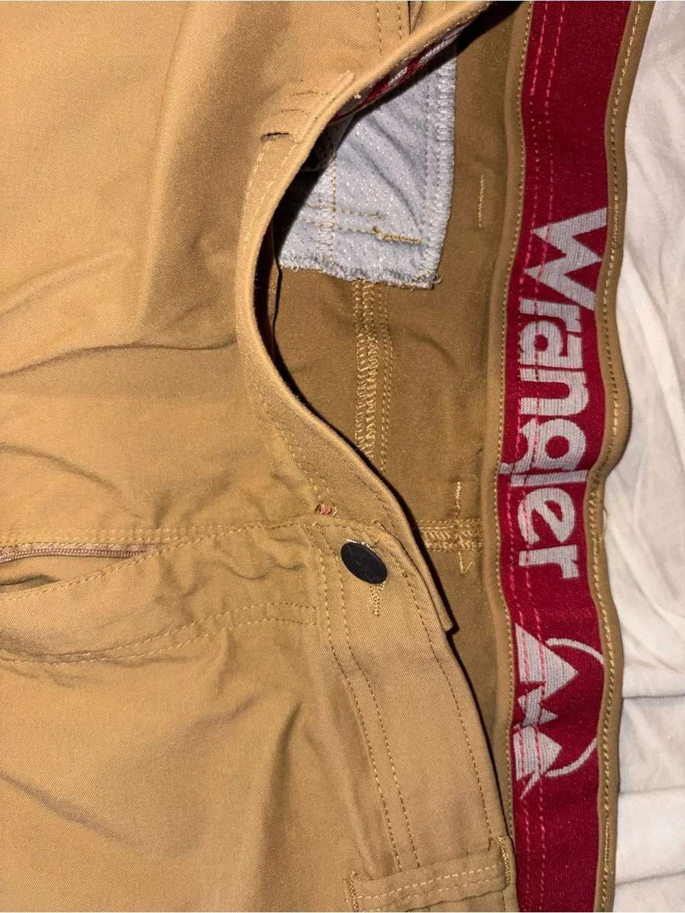 Wrangler Men's Khaki Brown Chinos